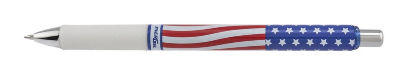 Pentel EnerGel Deluxe RTX Liquid Gel Ink Pen Set Kit, Stars & Stripes, Pack of 3 with 4 Refills (Black - 0.7mm) - Image 3
